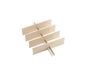 Bookbinders Design Boxunterteilung Brillen A5 Sand Brown